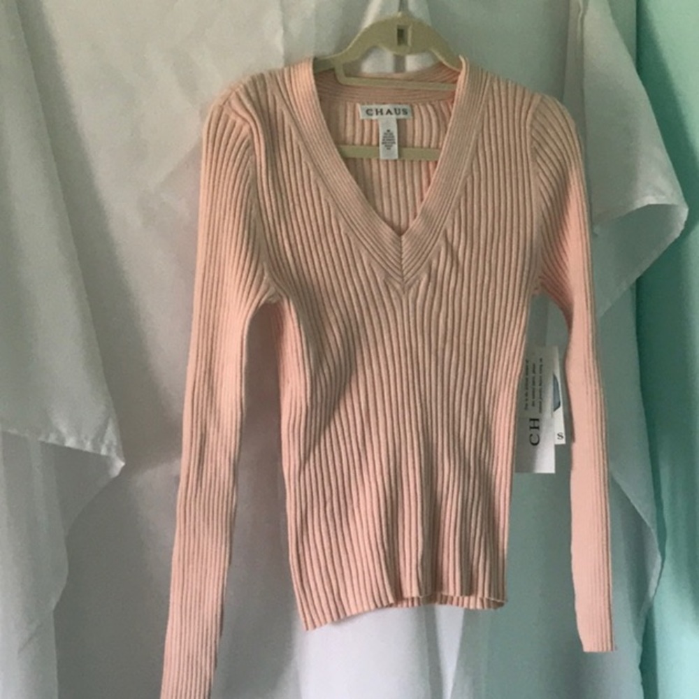 New peach stretch blouse